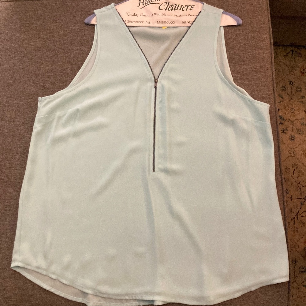 Baby blue Sleeveless shirt